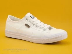 B Et M Banana Moon - RATISSE Blanc - Basket Femme Toile Blanche