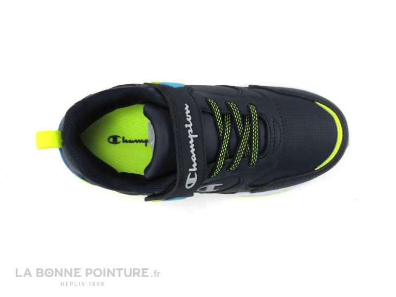 Champion WAVE B PS - Bleu Marine-Turquoise-Jaune - Basket LED GARCON 8 Champion WAVE B PS - Bleu Marine-Turquoise-Jaune - Basket LED GARCON – Image 6