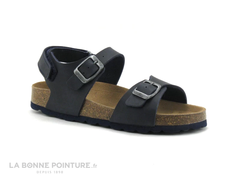 Autenti 6810122 - Bleu Marine - 2 Boucles - Velcro - Sandale GARCON 3 Autenti 6810122 - Bleu Marine - 2 Boucles - Velcro - Sandale GARCON