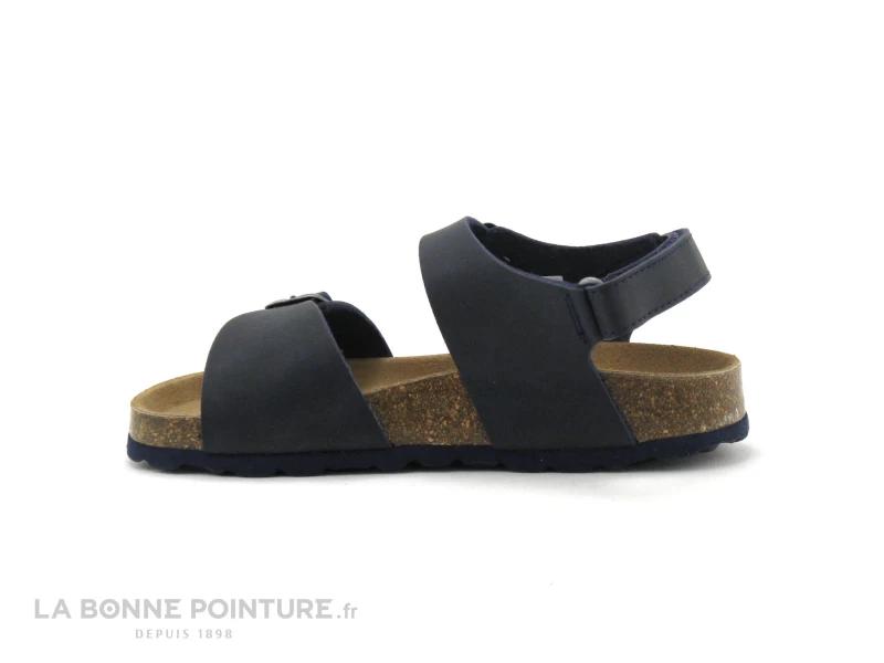 Autenti 6810122 - Bleu Marine - 2 Boucles - Velcro - Sandale GARCON 5 Autenti 6810122 - Bleu Marine - 2 Boucles - Velcro - Sandale GARCON – Image 3