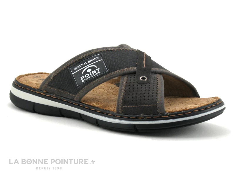 Point D Orgues REMINDER 09 Black Marron - Mule Homme 2 Point D Orgues REMINDER 09 Black Marron - Mule Homme
