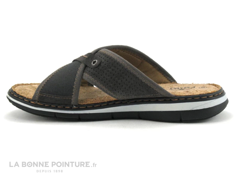 Point D Orgues REMINDER 09 Black Marron - Mule Homme 4 Point D Orgues REMINDER 09 Black Marron - Mule Homme – Image 3