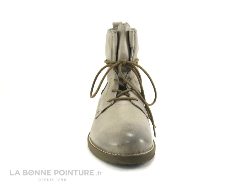 Com Un Point Adbalca Beige Boots Lacet WH-042H07 4 Com Un Point Adbalca Beige Boots Lacet WH-042H07 – Image 2