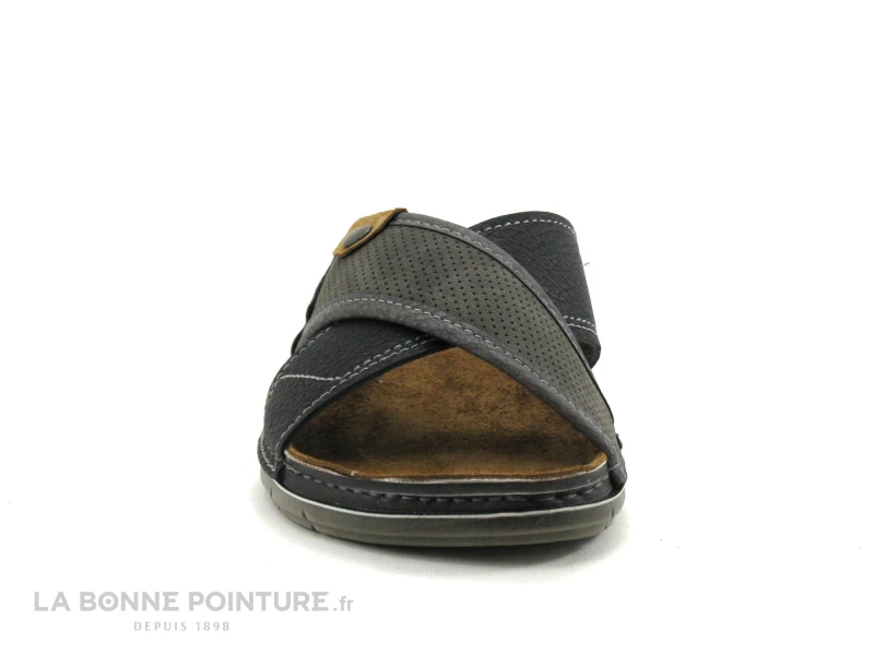 Morans MARLONDO Noir Gris - Mule Homme 4 Morans MARLONDO Noir Gris - Mule Homme â Image 2