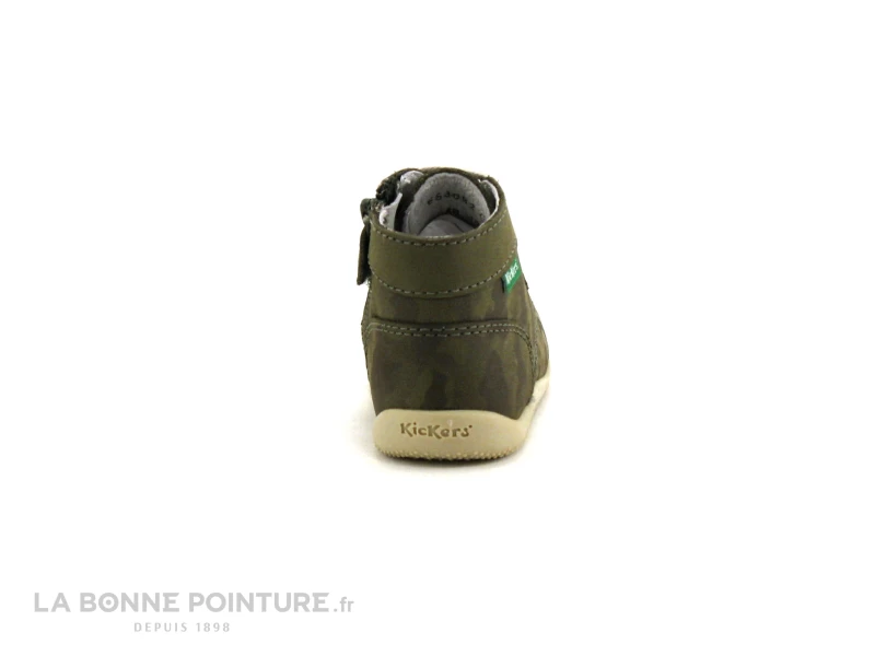 Kickers BONZIP Kaki Camouflage - 653092-10-203 - Chaussure BEBE 6 Kickers BONZIP Kaki Camouflage - 653092-10-203 - Chaussure BEBE – Image 4