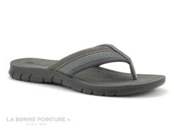 Inblu FO44JV01 Gris - Coutures Orange - Tong Homme