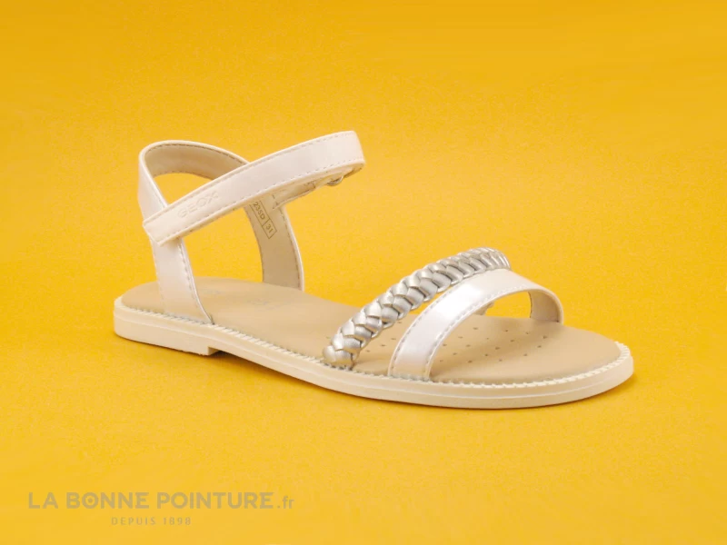 Geox SP KARLY J0235D White - Sandale Fille 7 Geox SP KARLY J0235D White - Sandale Fille – Image 5