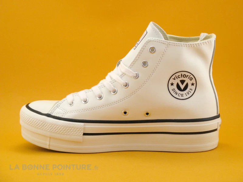 Victoria 061107 Blanco - Basket Montante Plateforme Blanche 5 Victoria 061107 Blanco - Basket Montante Plateforme Blanche – Image 3