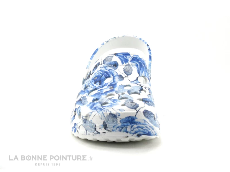 Woz Cheese Bluette - Bleu Blanc - Sabot Fleuri 4 Woz Cheese Bluette - Bleu Blanc - Sabot Fleuri – Image 2