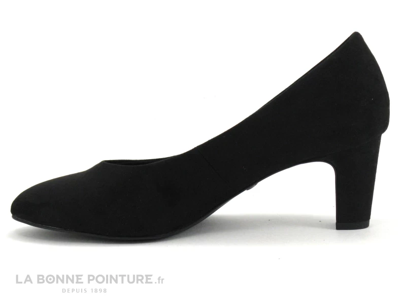 Tamaris 1-22418-29 Black - Escarpin Velours Noir - Bout Pointu 5 Tamaris 1-22418-29 Black - Escarpin Velours Noir - Bout Pointu – Image 3