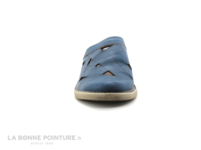 Alce Shoes 8867 - Sabot Cuir Bleu - Femme 4 Alce Shoes 8867 - Sabot Cuir Bleu - Femme – Image 2