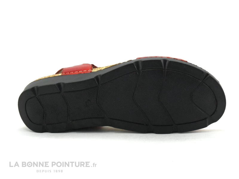 Karyoka IZA Rouge - Sandale Femme Cuir Rouge 9 Karyoka IZA Rouge - Sandale Femme Cuir Rouge – Image 7
