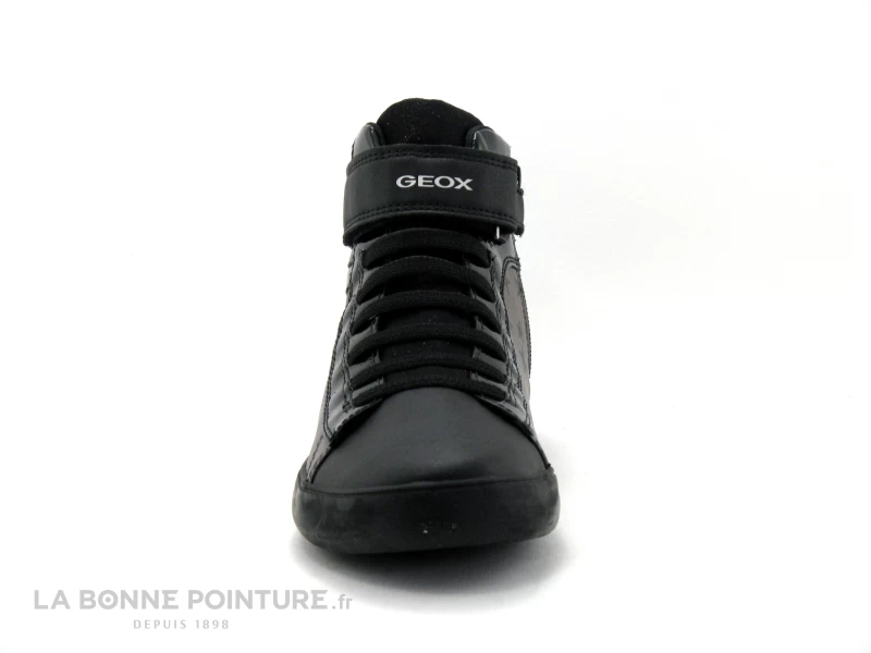 Geox J164NA GISLI Black - Dk Silver - Etoiles - Basket Montante Fille 4 Geox J164NA GISLI Black - Dk Silver - Etoiles - Basket Montante Fille – Image 2