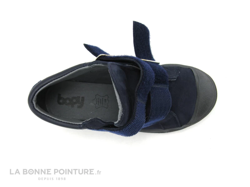Bopy VINYL Marine - Boots GARCON Bleu Marine 2 Velcros 8 Bopy VINYL Marine - Boots GARCON Bleu Marine 2 Velcros – Image 6