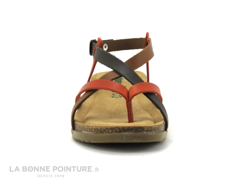 Bionatura 34A 2005 Orange - Marron - Sandale Tong Femme 4 Bionatura 34A 2005 Orange - Marron - Sandale Tong Femme – Image 2