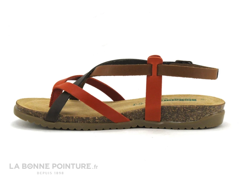 Bionatura 34A 2005 Orange - Marron - Sandale Tong Femme 5 Bionatura 34A 2005 Orange - Marron - Sandale Tong Femme – Image 3