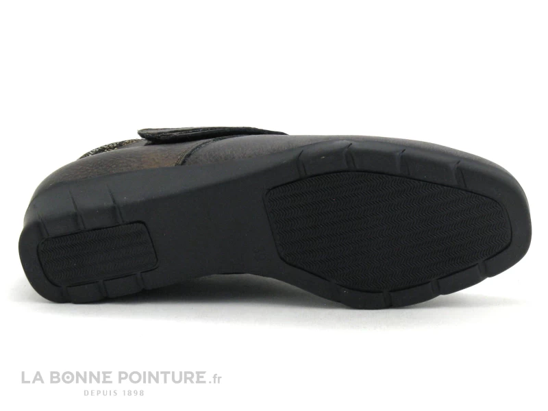 Pedi Girl BILIAN Bronze Noir - Chaussure Montante Femme Avec Velcro 8 Pedi Girl BILIAN Bronze Noir - Chaussure Montante Femme Avec Velcro – Image 6