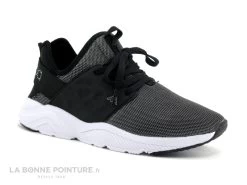 Kappa San Antonio Noir Gris 304NFQ0 - Chaussure Sport Femme