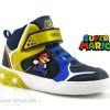 Geox SUPER-MARIO J169YD Grayjay Boy - Royal Yellow - Basket Montante Led