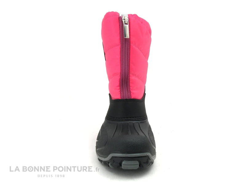 OLANG BMX Fuxia Rose Noir Botte Neige Fille 4 OLANG BMX Fuxia Rose Noir Botte Neige Fille – Image 2