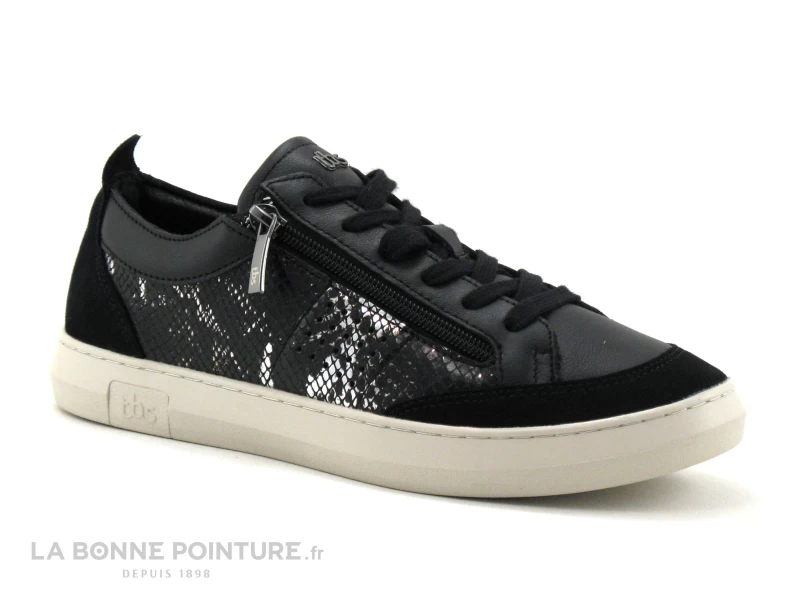 TBS PANNOSA A7004 Noir - Sneakers Python Femme 7 TBS PANNOSA A7004 Noir - Sneakers Python Femme – Image 5