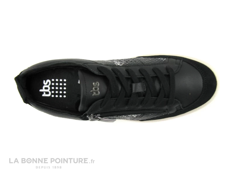 TBS PANNOSA A7004 Noir - Sneakers Python Femme 8 TBS PANNOSA A7004 Noir - Sneakers Python Femme – Image 6
