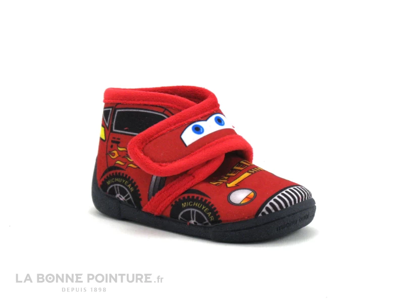 Michu 2601 Rouge - Pompiers - Chausson BEBE Avec Scratch 3 Michu 2601 Rouge - Pompiers - Chausson BEBE Avec Scratch
