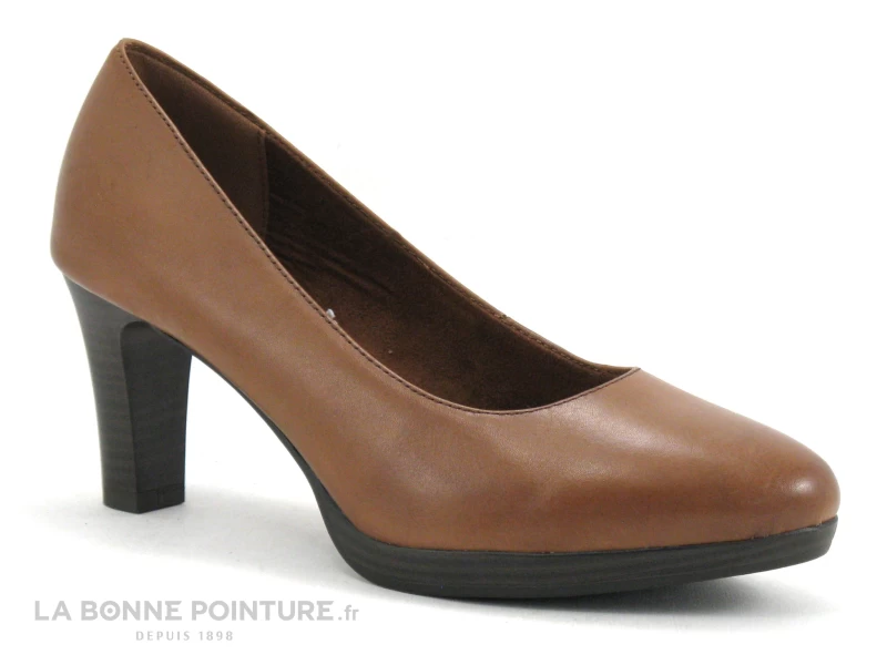 Tamaris 1-22410-29 Cognac - Escarpin Marron - Talon Haut 3 Tamaris 1-22410-29 Cognac - Escarpin Marron - Talon Haut