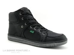 Kickers LOWELL Noir Brillant - 739352-30 - Basket Montante