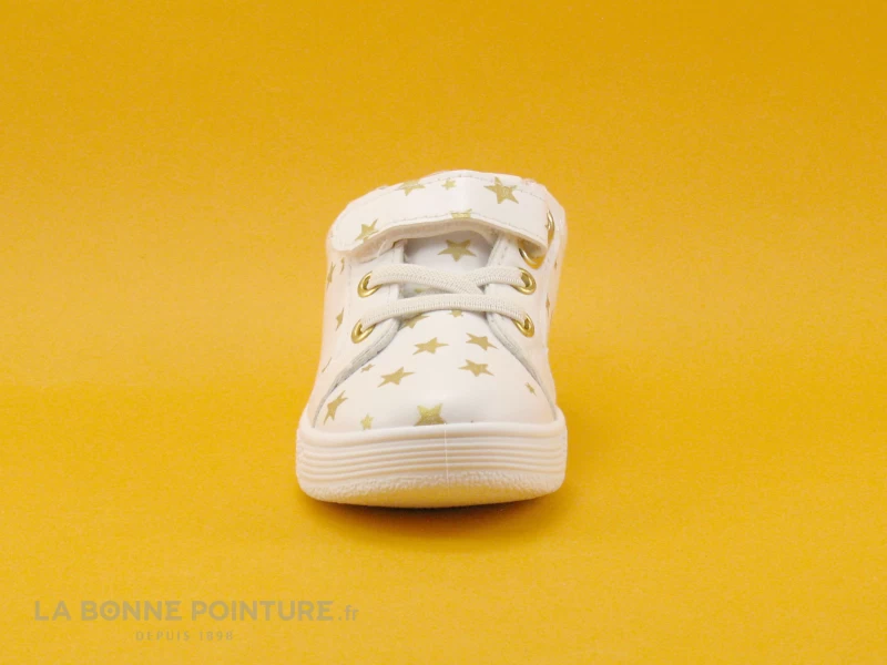 DT New York B313490 - Blanc - Etoiles Or - Basket Fille 4 DT New York B313490 - Blanc - Etoiles Or - Basket Fille – Image 2