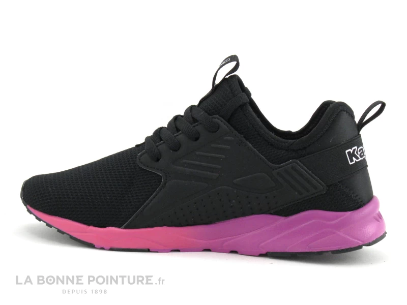 Kappa SAN PUERTO 35156HW A3Z Black Grey Fuchsia - Basket Fille 5 Kappa SAN PUERTO 35156HW A3Z Black Grey Fuchsia - Basket Fille – Image 3