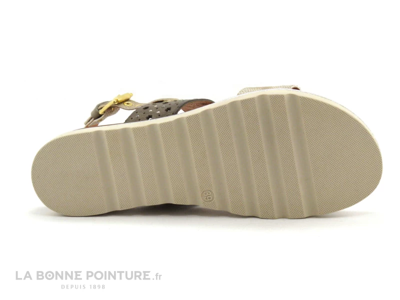 Guttos Shoes BIA P105 - Taupe Cobra - Nu-pieds 9 Guttos Shoes BIA P105 - Taupe Cobra - Nu-pieds – Image 7