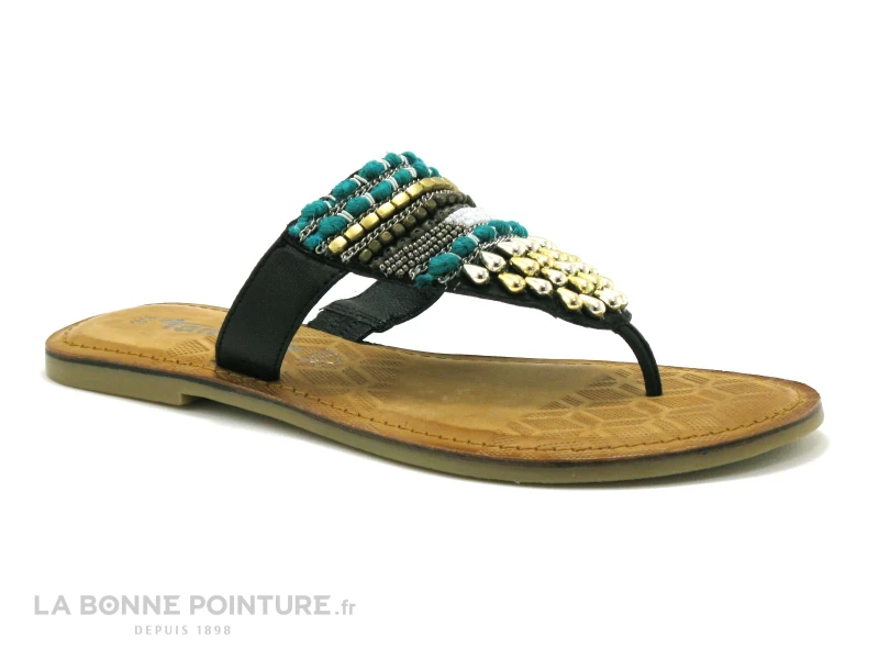 Tamaris 1-27100-28 Black Comb - Tong Noire Perles 7 Tamaris 1-27100-28 Black Comb - Tong Noire Perles – Image 5