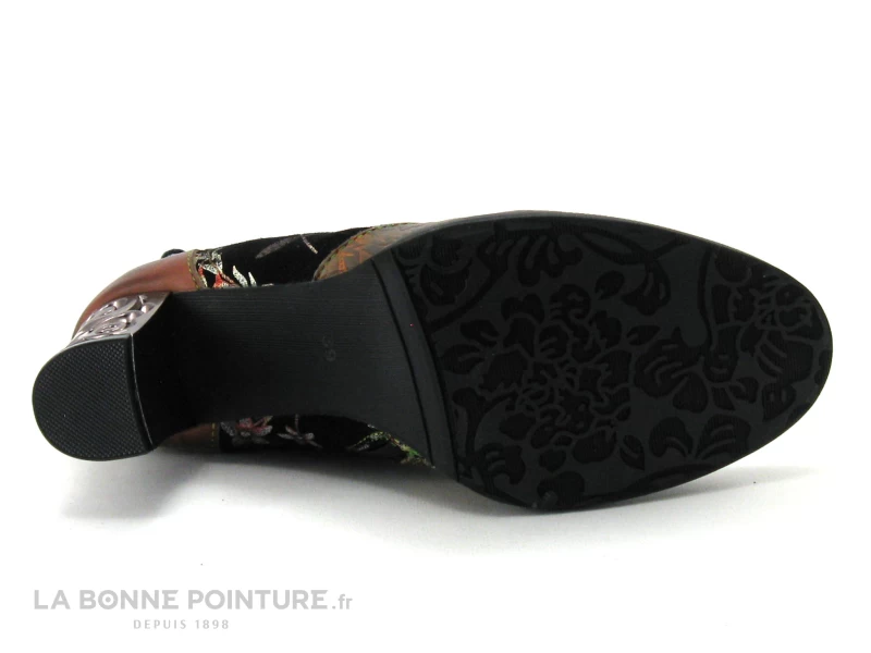 Laura Vita LEDAO 01 Wine - Bottine Femme Avec Fleurs - Talon Haut 9 Laura Vita LEDAO 01 Wine - Bottine Femme Avec Fleurs - Talon Haut – Image 7