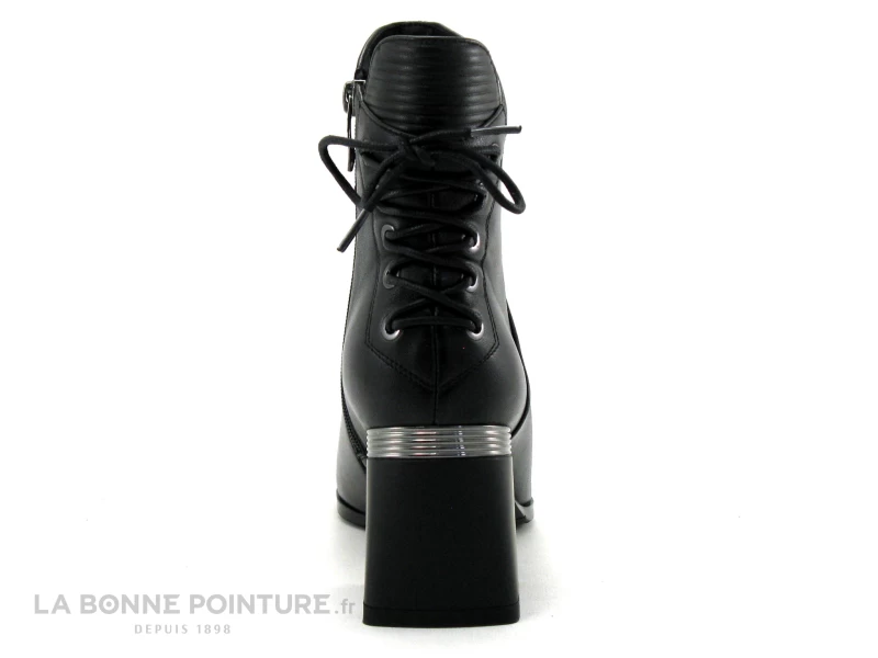 Metamorf Ose MACY Noir - Lacet Arriere - Boots Femme Talon Haut 6 Metamorf Ose MACY Noir - Lacet Arriere - Boots Femme Talon Haut – Image 4