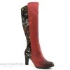 Laura Vita ALCBANEO 229G Rouge - Noir - Botte Talon Haut