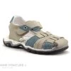 Bopy EPAUL Beige - Bleu Ciel - Sandale GARCON Avec Velcro