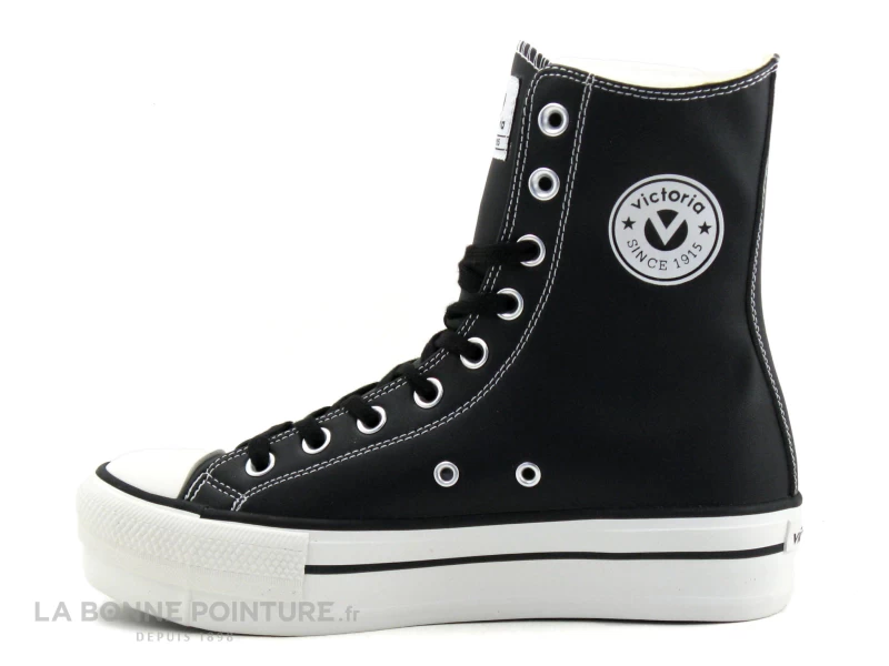 Victoria 061120 Noir - Basket Montante - Semelle Plateforme 5 Victoria 061120 Noir - Basket Montante - Semelle Plateforme – Image 3