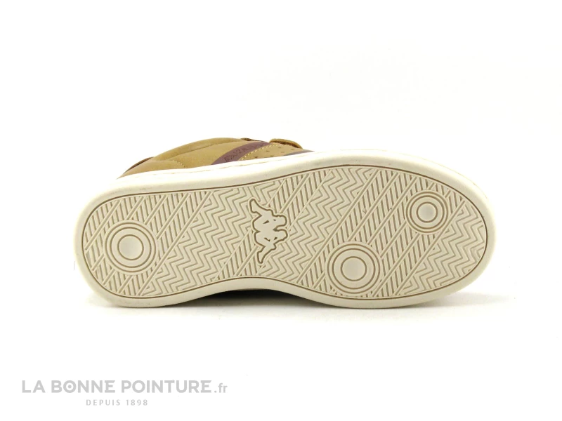 Kappa LOGO ALPHA 2V Yellow Tan - Dk Brown - Basket Velcro GARCON 8 Kappa LOGO ALPHA 2V Yellow Tan - Dk Brown - Basket Velcro GARCON – Image 6