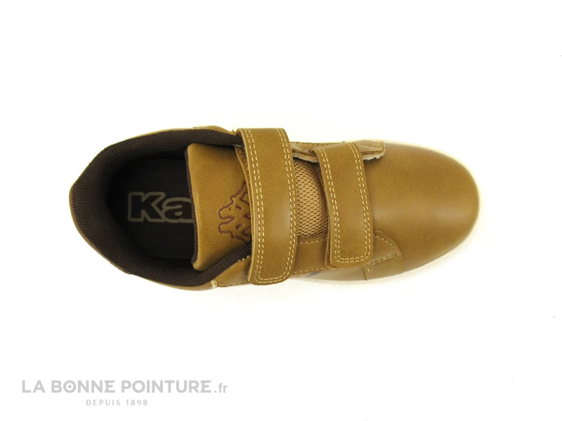 Kappa LOGO ALPHA 2V Yellow Tan - Dk Brown - Basket Velcro GARCON 7 Kappa LOGO ALPHA 2V Yellow Tan - Dk Brown - Basket Velcro GARCON – Image 5