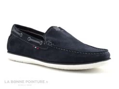 Point D Orgues POSA Bleu Marine - Mocassin Homme