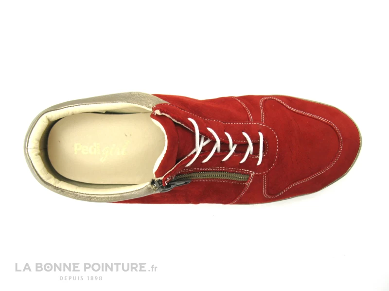 Pedi Girl COTY Fumo Rosso - Basket Confort Femme Rouge 8 Pedi Girl COTY Fumo Rosso - Basket Confort Femme Rouge – Image 6