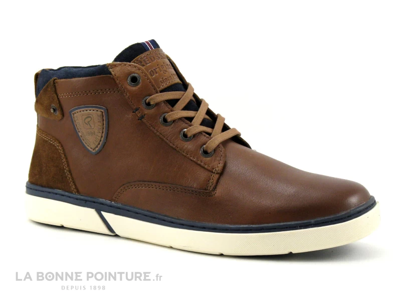 Redskins ZLATAN Cognac Marine - Chaussure Montante Homme 7 Redskins ZLATAN Cognac Marine - Chaussure Montante Homme – Image 5