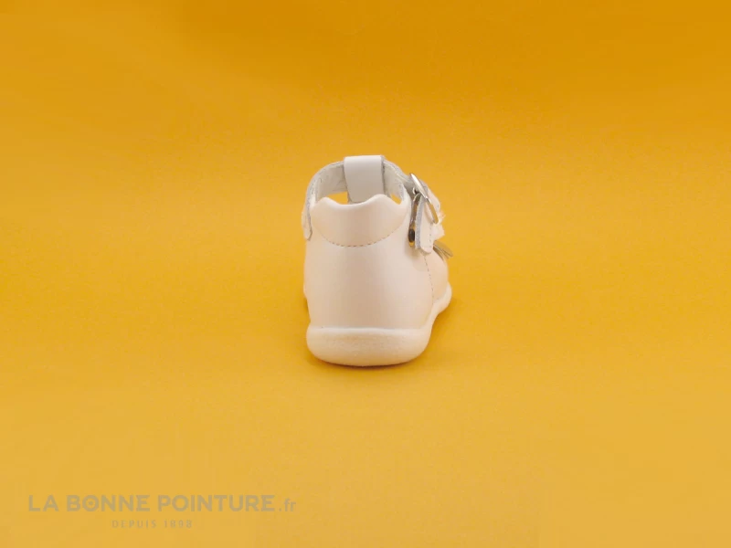 MKids MELSI Blanc - Fleur Tulle - Chaussure Montant BEBE Fille 6 MKids MELSI Blanc - Fleur Tulle - Chaussure Montant BEBE Fille – Image 4