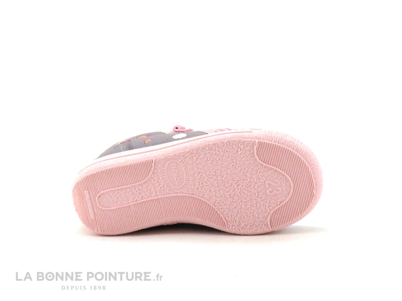 Bellamy MARTINE TWINS Grenouille Grise - Chausson Premiers Pas 7 Bellamy MARTINE TWINS Grenouille Grise - Chausson Premiers Pas – Image 5