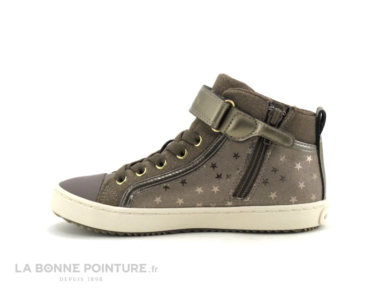 Geox KALISPERA Smoke Grey - J744GI - Basket Montante Fille 5 Geox KALISPERA Smoke Grey - J744GI - Basket Montante Fille – Image 3