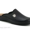Fly Flot FITRECE Noir - Pantoufle Mule Homme Avec Semelle Cuir