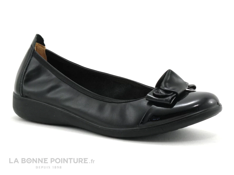 INEA Camelia Noir Bout Verni Ballerine 3 INEA Camelia Noir Bout Verni Ballerine
