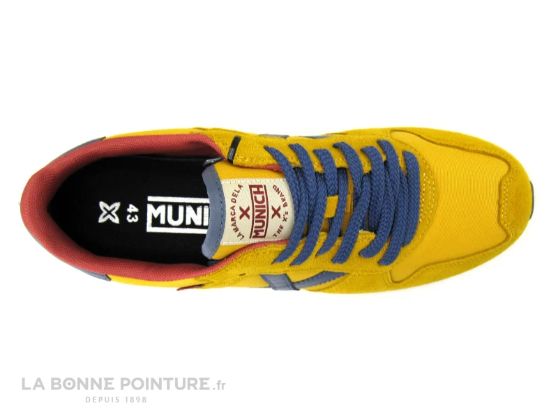 Munich MASSANA 435 Jaune Bleu Bordeaux - Basket Ville Homme 8 Munich MASSANA 435 Jaune Bleu Bordeaux - Basket Ville Homme – Image 6