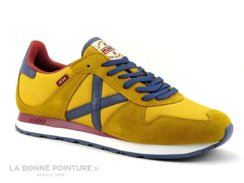 Munich MASSANA 435 Jaune Bleu Bordeaux - Basket Ville Homme 3 Munich MASSANA 435 Jaune Bleu Bordeaux - Basket Ville Homme
